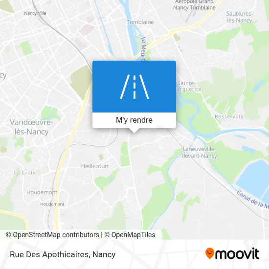 Rue Des Apothicaires plan