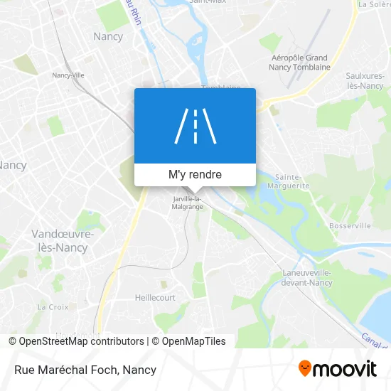 Rue Maréchal Foch plan