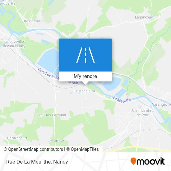 Rue De La Meurthe plan