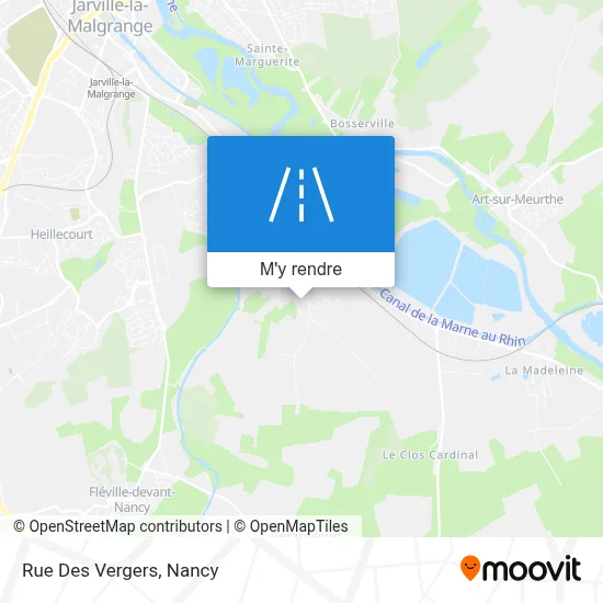 Rue Des Vergers plan