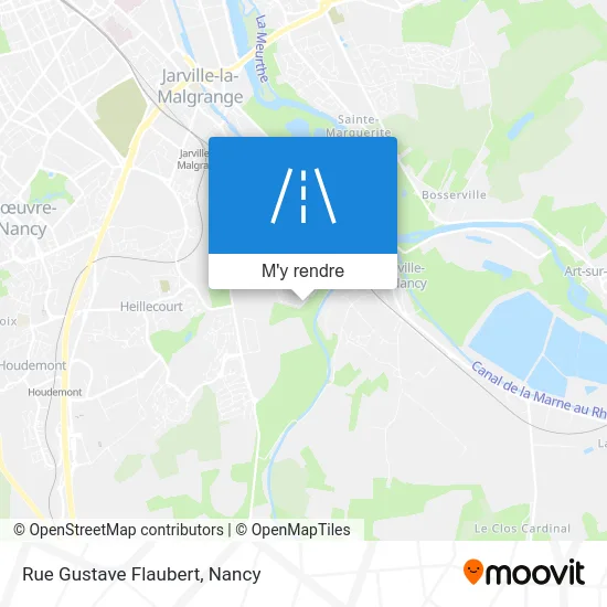 Rue Gustave Flaubert plan