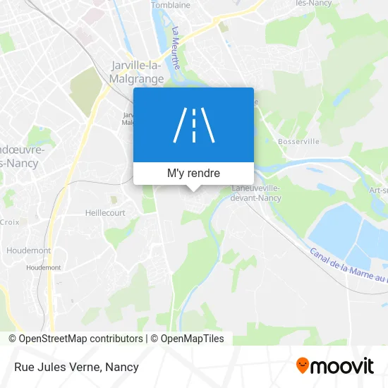 Rue Jules Verne plan