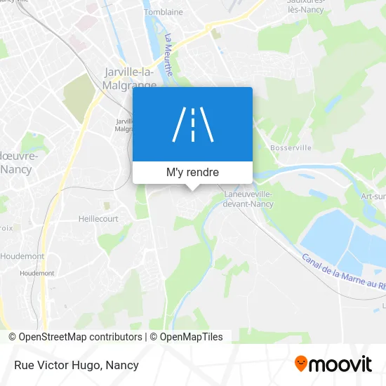 Rue Victor Hugo plan