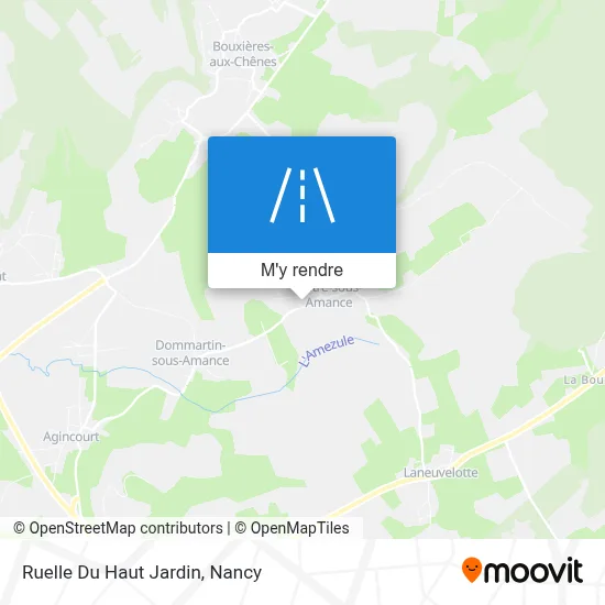 Ruelle Du Haut Jardin plan