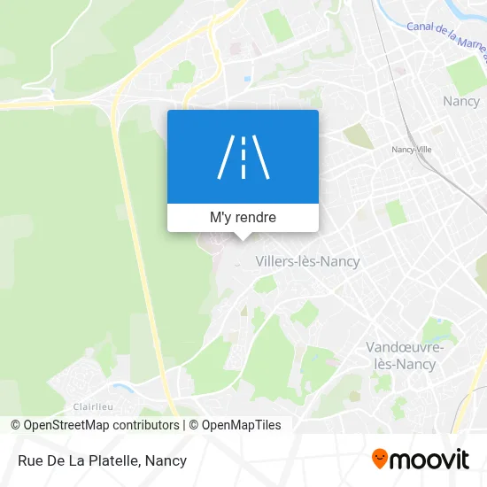 Rue De La Platelle plan