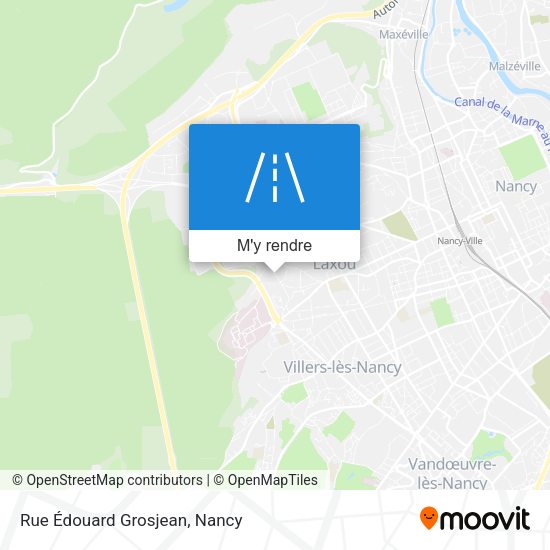 Rue Édouard Grosjean plan