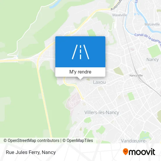 Rue Jules Ferry plan