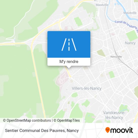 Sentier Communal Des Pauvres plan
