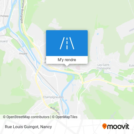 Rue Louis Guingot plan