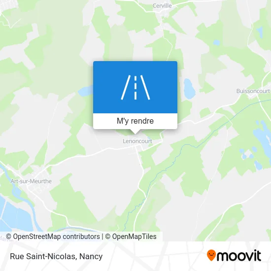 Rue Saint-Nicolas plan