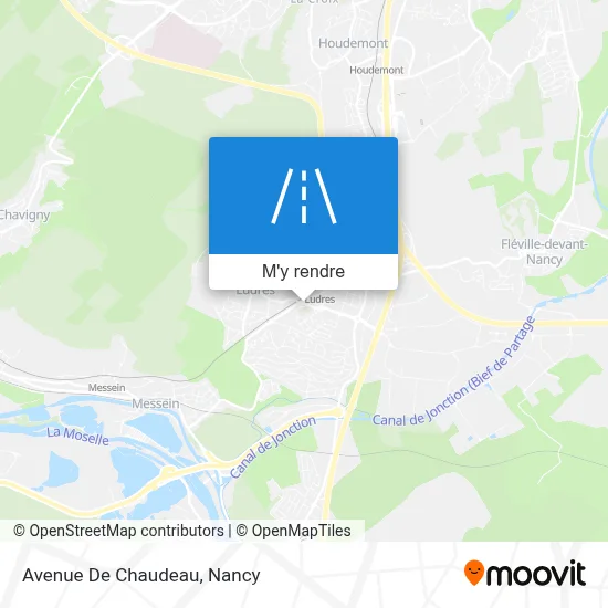 Avenue De Chaudeau plan