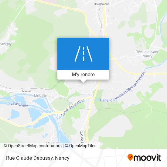 Rue Claude Debussy plan