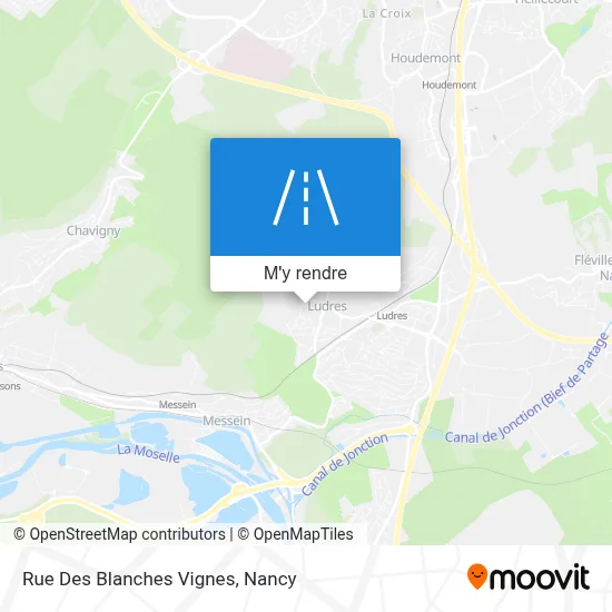 Rue Des Blanches Vignes plan