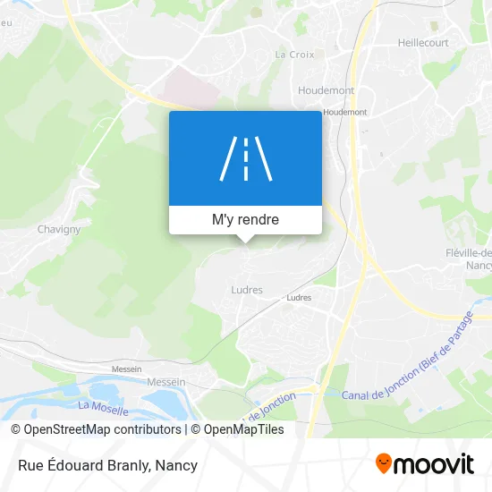 Rue Édouard Branly plan