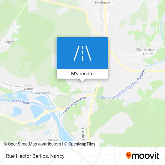 Rue Hector Berlioz plan