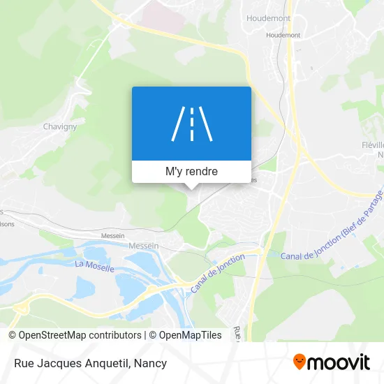 Rue Jacques Anquetil plan