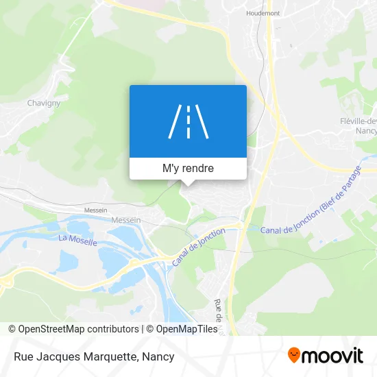 Rue Jacques Marquette plan