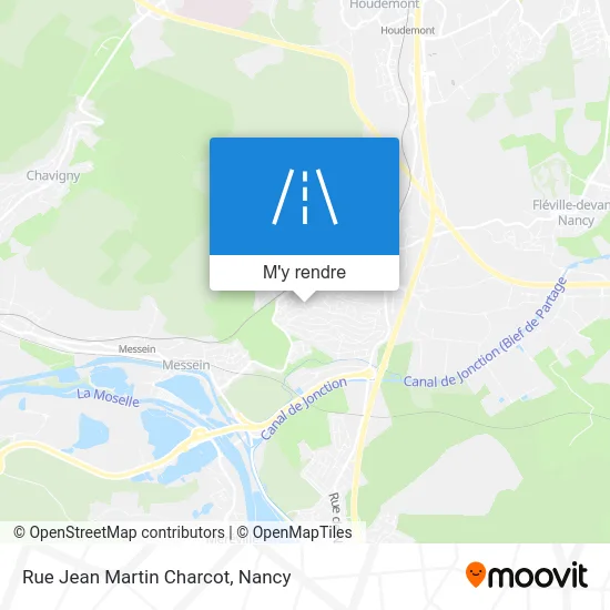 Rue Jean Martin Charcot plan