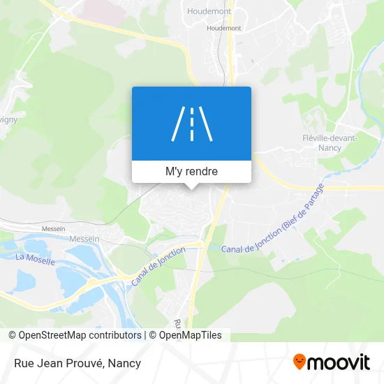 Rue Jean Prouvé plan