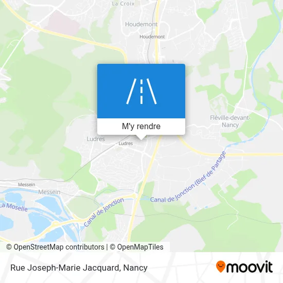 Rue Joseph-Marie Jacquard plan