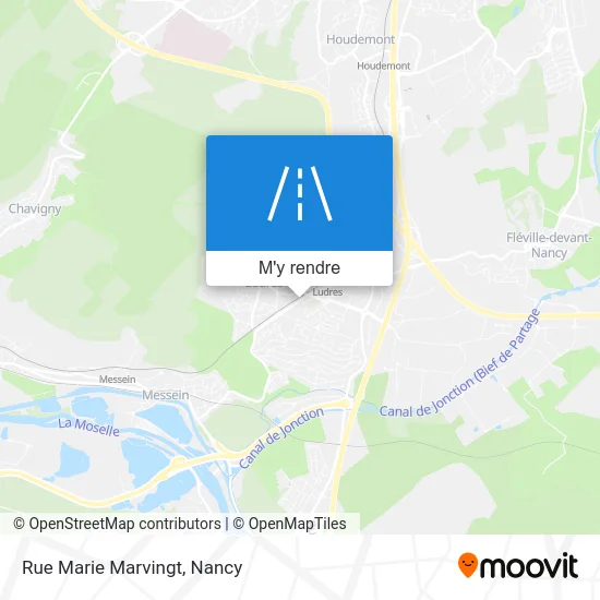 Rue Marie Marvingt plan