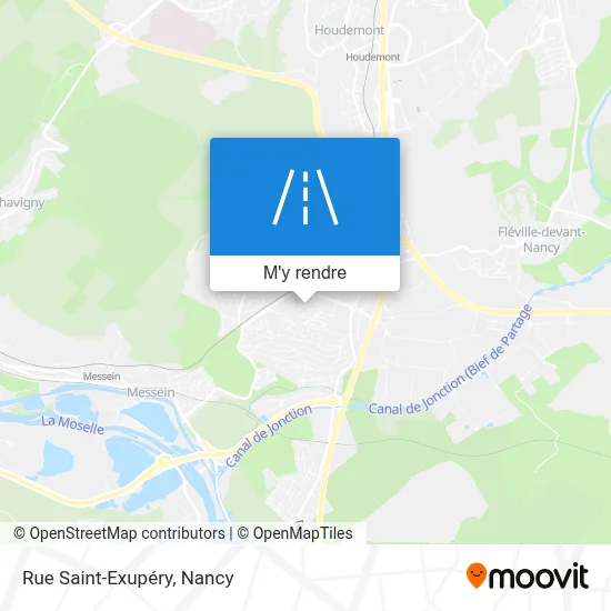 Rue Saint-Exupéry plan