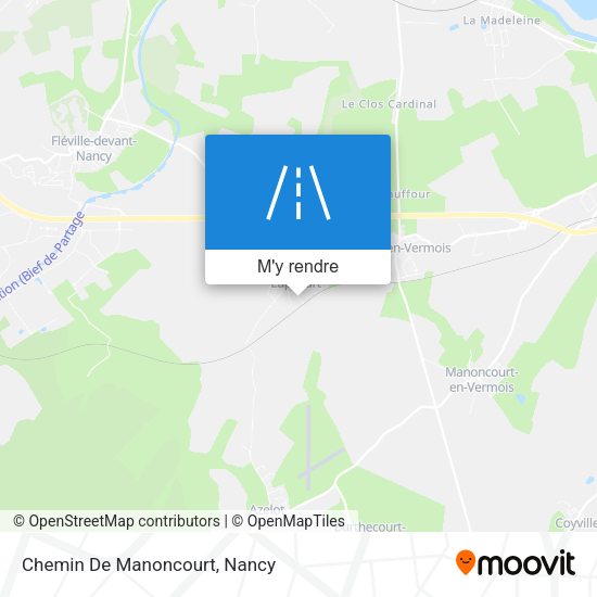 Chemin De Manoncourt plan