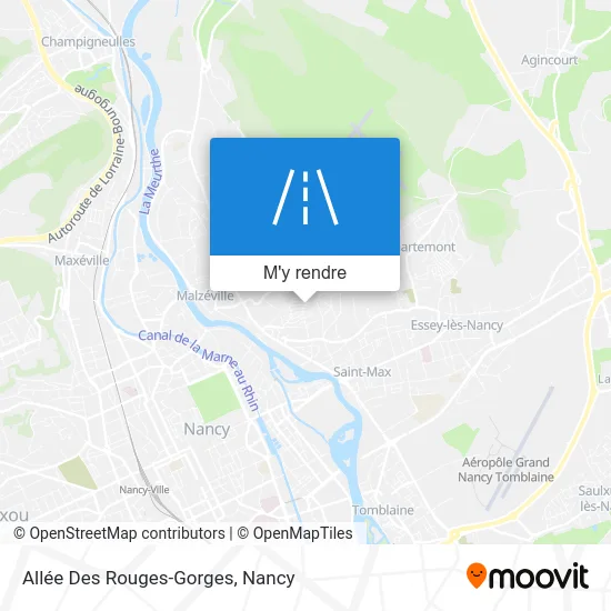 Allée Des Rouges-Gorges plan