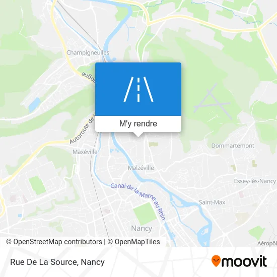 Rue De La Source plan