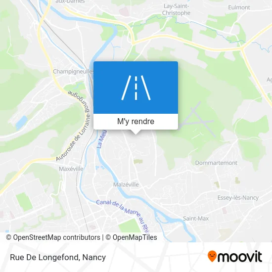 Rue De Longefond plan