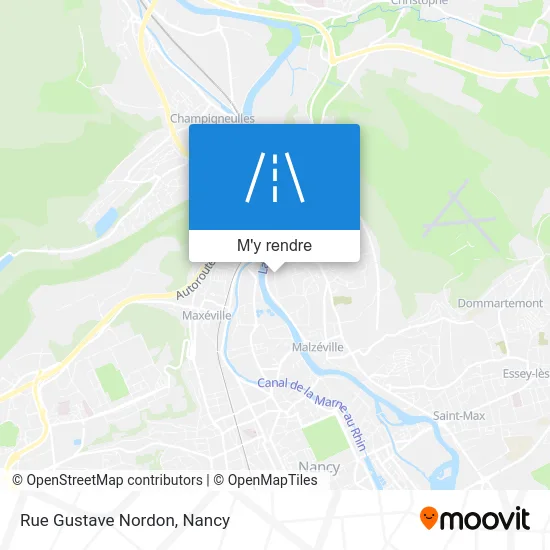 Rue Gustave Nordon plan