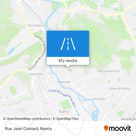 Rue Jean Conrard plan