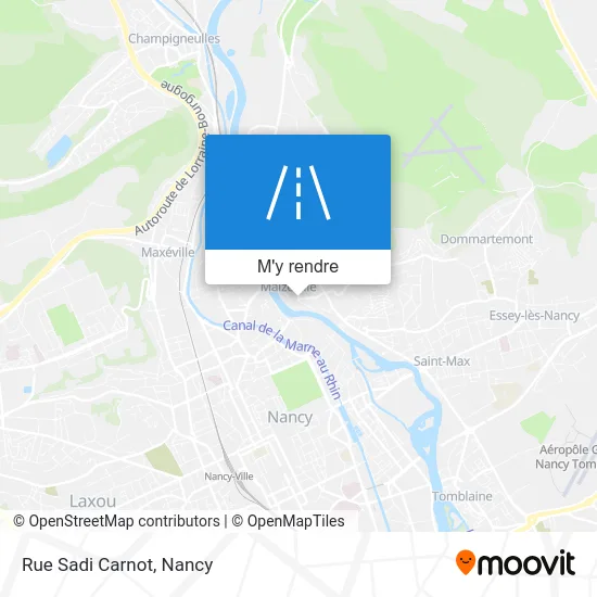 Rue Sadi Carnot plan