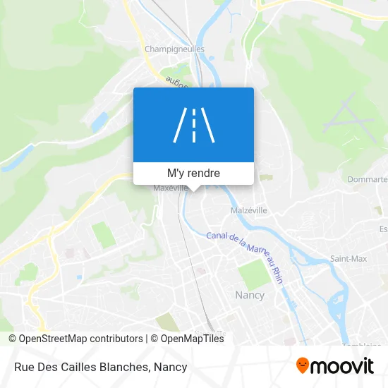 Rue Des Cailles Blanches plan