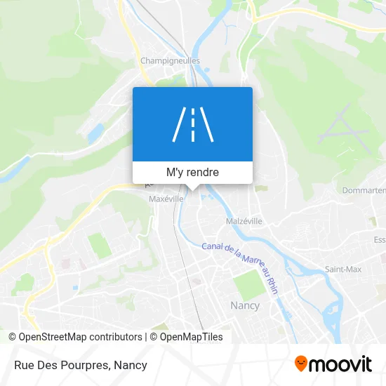 Rue Des Pourpres plan