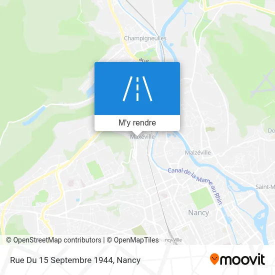 Rue Du 15 Septembre 1944 plan