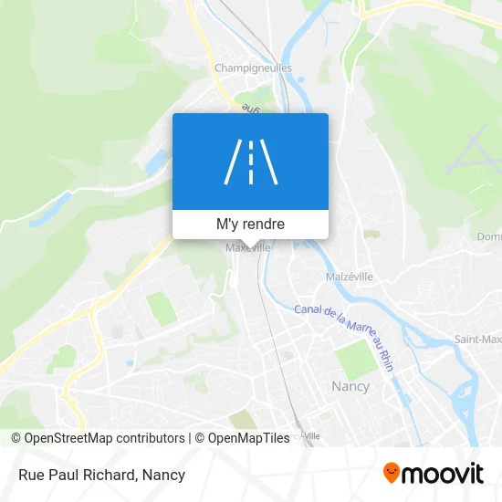 Rue Paul Richard plan