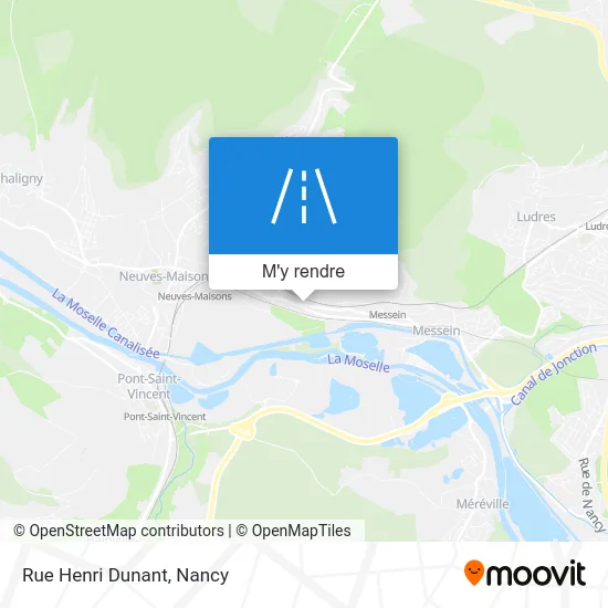 Rue Henri Dunant plan