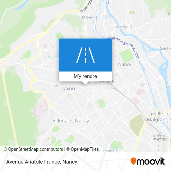 Avenue Anatole France plan