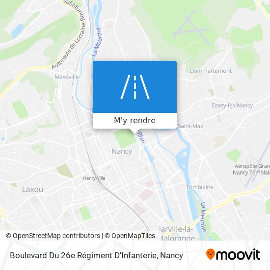 Boulevard Du 26e Régiment D'Infanterie plan