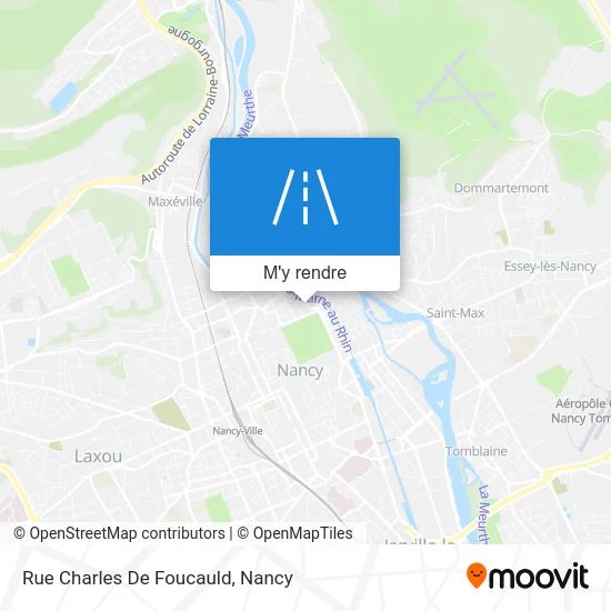 Rue Charles De Foucauld plan