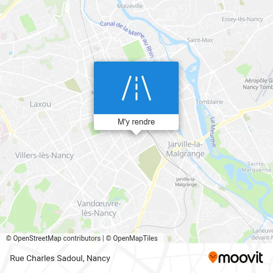 Rue Charles Sadoul plan