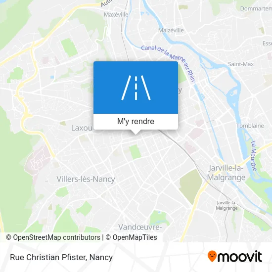 Rue Christian Pfister plan