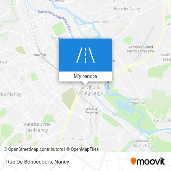 Rue De Bonsecours plan