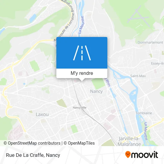 Rue De La Craffe plan