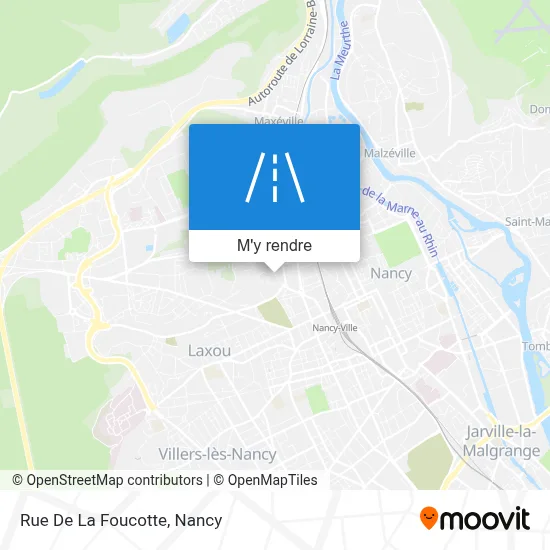 Rue De La Foucotte plan