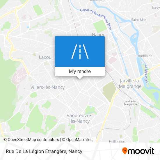 Rue De La Légion Étrangère plan