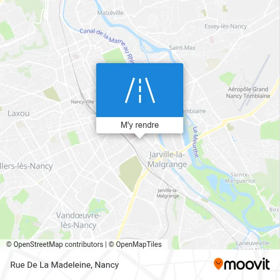 Rue De La Madeleine plan