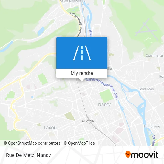 Rue De Metz plan