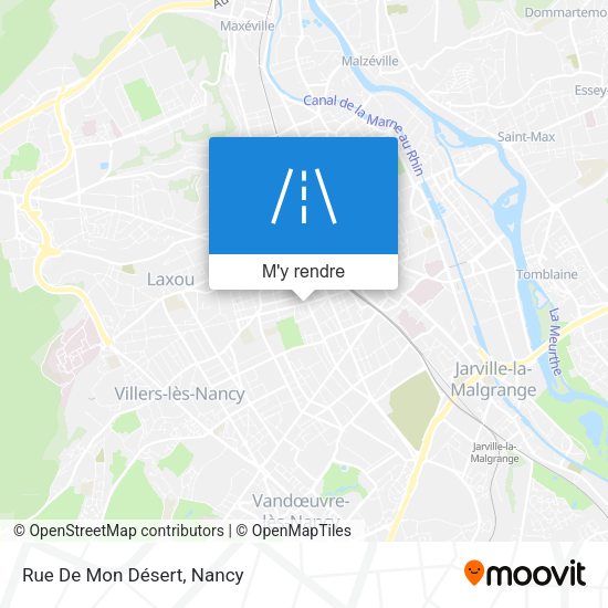 Rue De Mon Désert plan